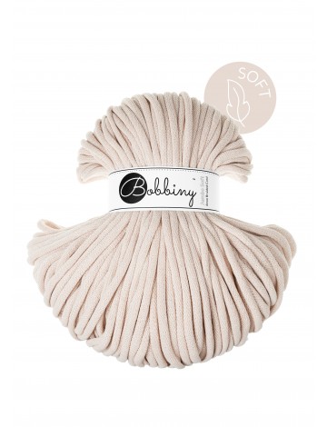 Nude Braided Cord 8mm 100m | Jumbo Soft | Bobbiny