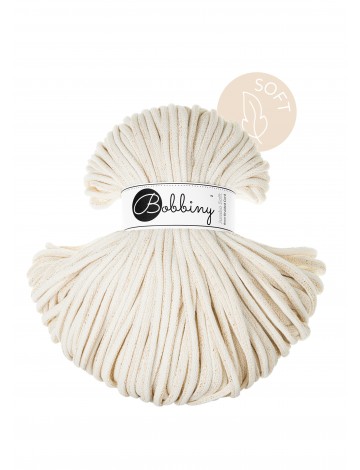 Golden Natural Braided Cord 8mm 100m | Jumbo Soft | Bobbiny