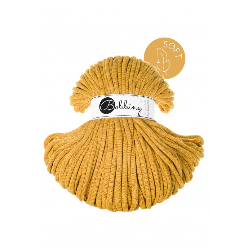 Mustard Cordes Tressées 8mm 100m | Jumbo Soft | Bobbiny
