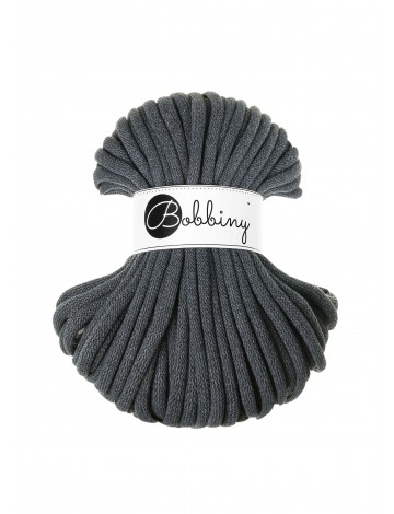 Charcoal Jumbo- Flechtkordel 9 mm 30 m – Premiumschnur für Handarbeiten