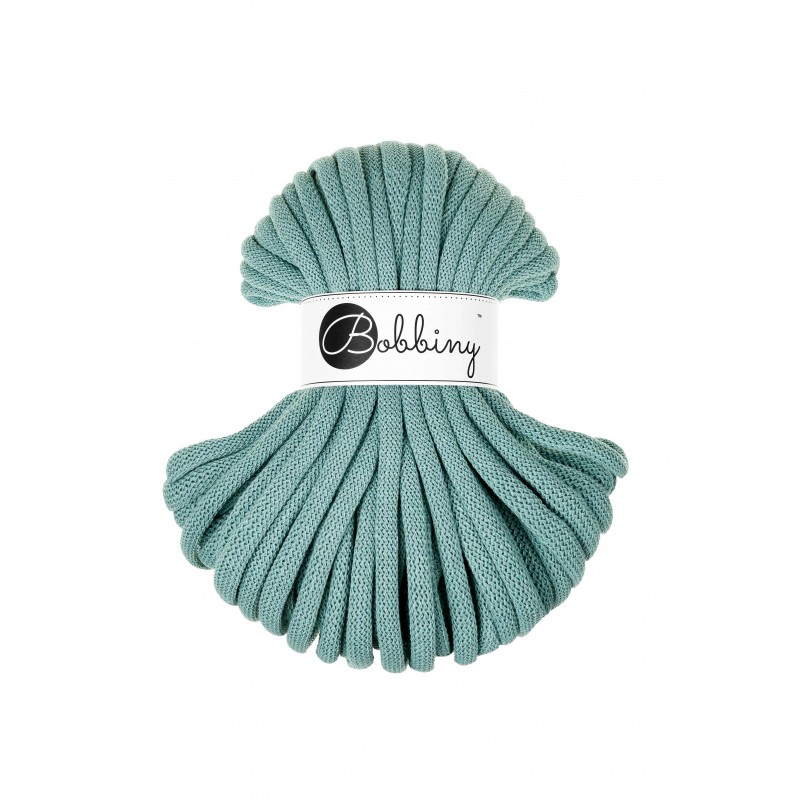 Duck Egg Blue Corde Tressé eJumbo 9mm 30m - Cordon Premium pour l'Artisanat