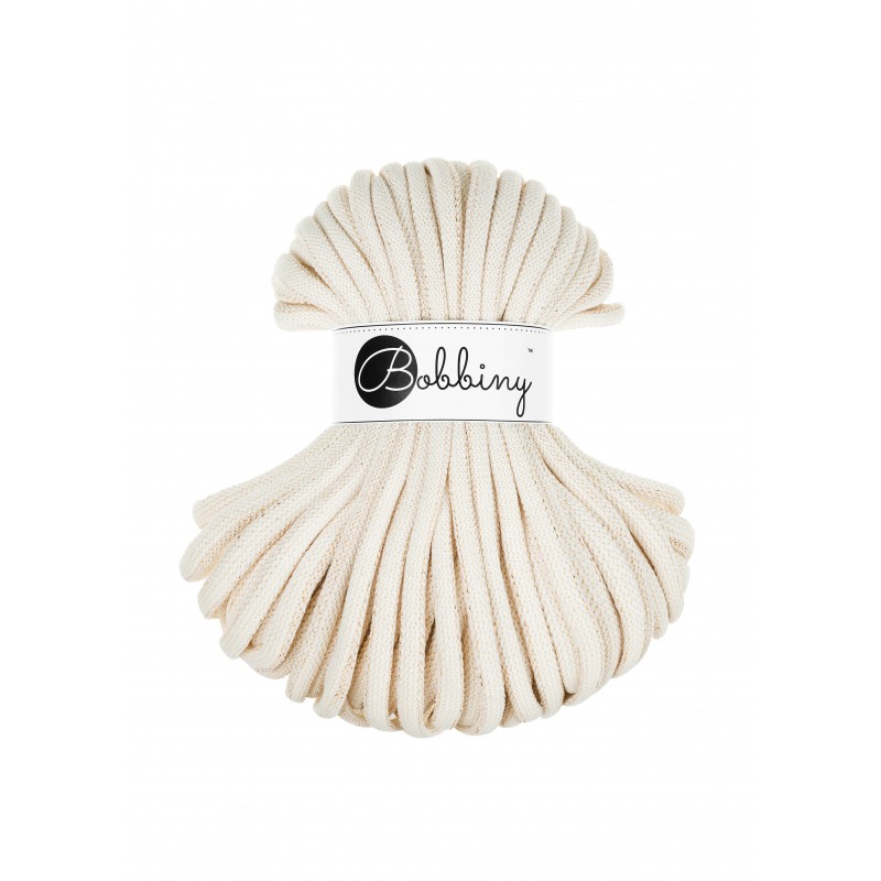 Golden Natural Corde Tressé eJumbo 9mm 30m - Cordon Premium pour l'Artisanat