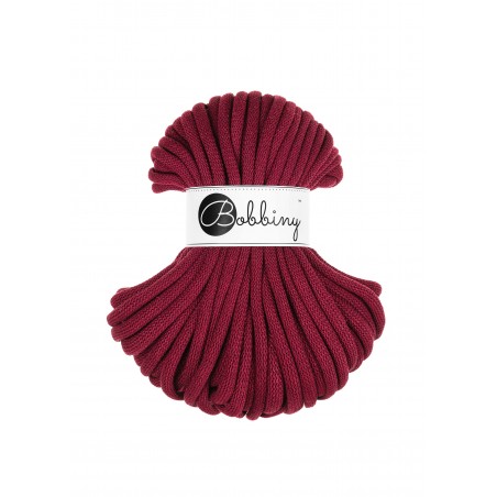 Wine Red Corde Tressé eJumbo 9mm 30m - Cordon Premium pour l'Artisanat
