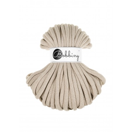 Beige Corde Tressé eJumbo 9mm 30m - Cordon Premium pour l'Artisanat