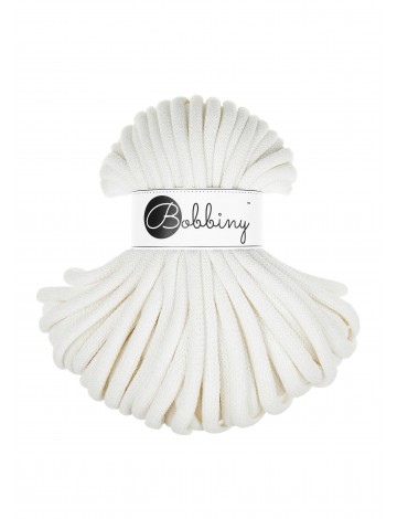 Off White Jumbo- Flechtkordel 9 mm 30 m – Premiumschnur für Handarbeiten