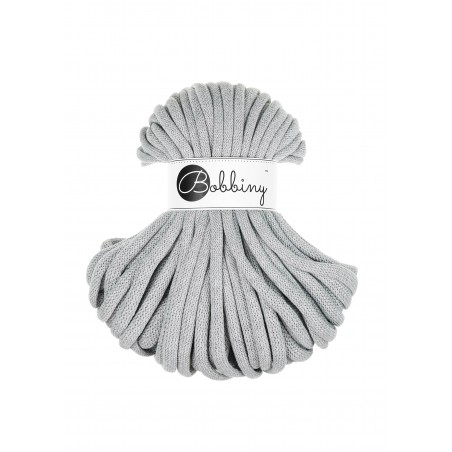Light Grey Corde Tressé eJumbo 9mm 30m - Cordon Premium pour l'Artisanat