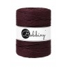 Burgundowy 3ply potrójnie skręcany 5mm 100m | BOBBINY