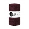 Burgundowy sznurek 3ply potrójnie skręcany 3mm | BOBBINY
