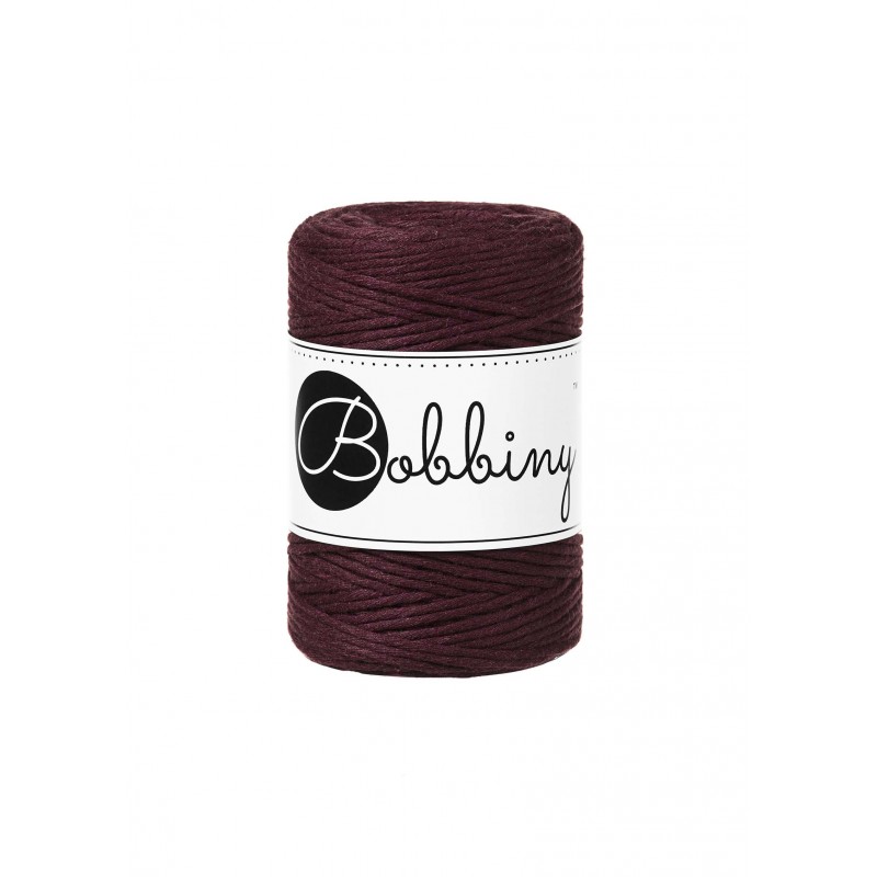 Burgundy makramee-kordel 1.5mm 100m 1.5mm 100m