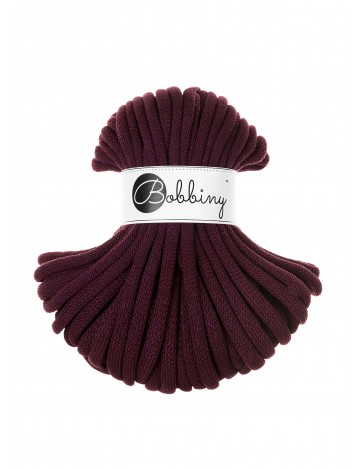 Burgundy Jumbo Braided Cord 9mm 30m - Premium Cord for Handicrafts