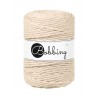 Warm Beige Macrame Cord 5mm 100m | BOBBINY