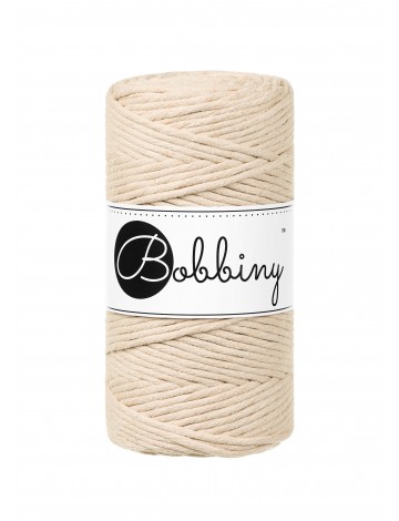 Warm Beige | corde pour macramé 3mm 100m | BOBBINY
