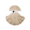 Warm Beige cotton cord 9mm jumbo 100m | BOBBINY