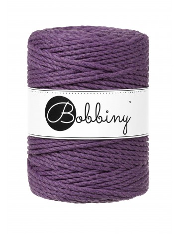 Violet 3ply Macrame Rope 5mm 100m | BOBBINY