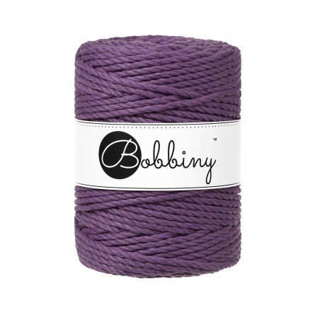 Violet 3ply Macrame Rope 5mm 100m | BOBBINY