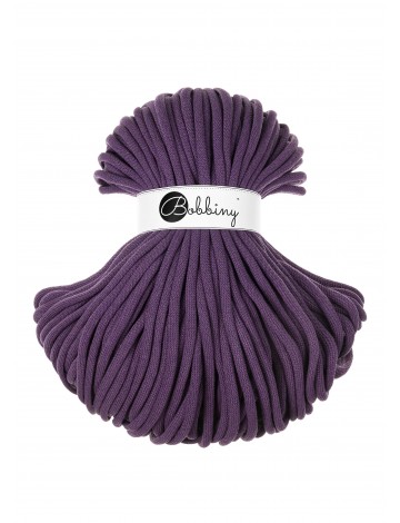 Violet cotton cord 9mm jumbo 100m | BOBBINY