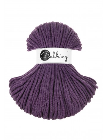 Fioletowy Sznurek pleciony 5mm 100m do makramy | BOBBINY