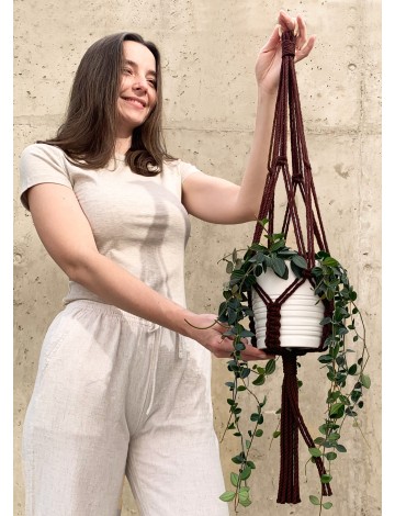 Plant Hanger | DIY| Bobinny | Macrame | Free Pattern