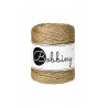 Satin Gold | Sznurek do Makramy 3ply 3mm 50m | BOBBINY