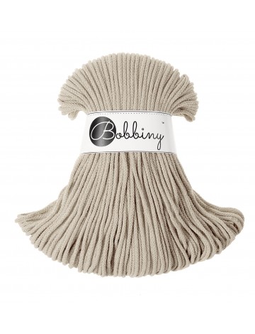 Beige cotton cord 100m - BOBBINY