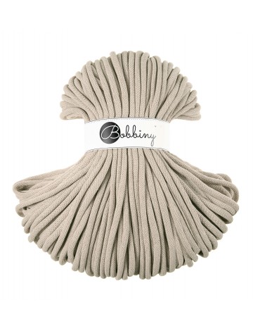 Beige cotton cord 100m 9mm- BOBBINY Jumbo