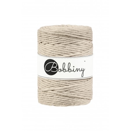 Beige Macrame Cord 5mm 100m - BOBBINY
