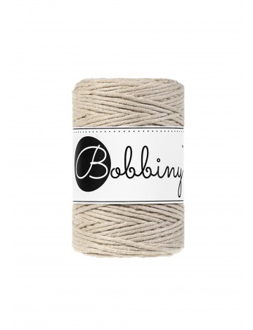 Beige Macrame Cord 1.5mm 100m - BOBBINY