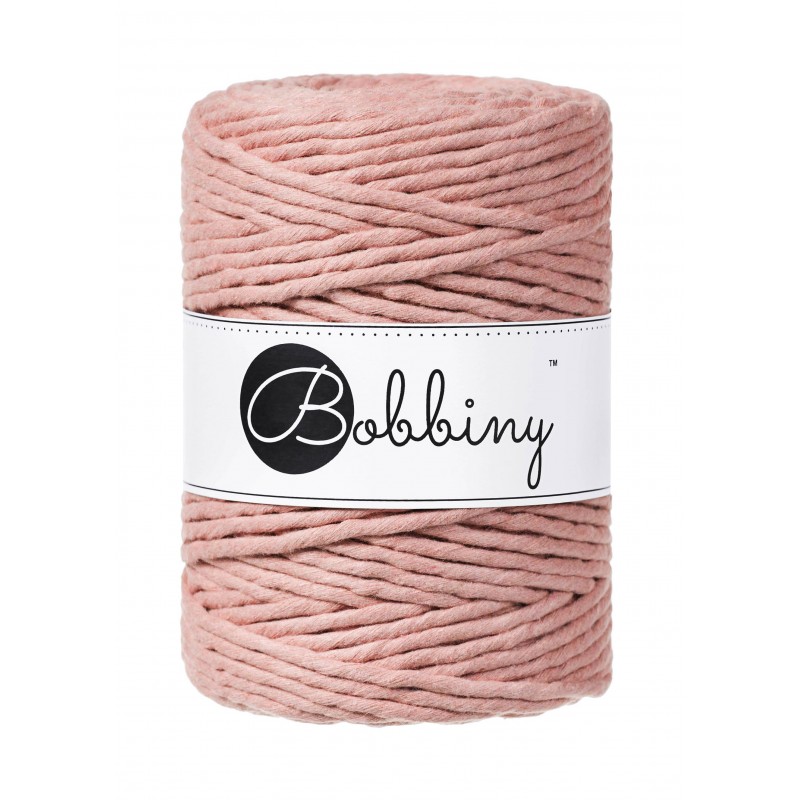 Blush Macrame Cord 5mm 100m - BOBBINY