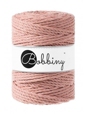 Blush | Corde torsadée 3ply 1.5mm 100m | Bobbiny