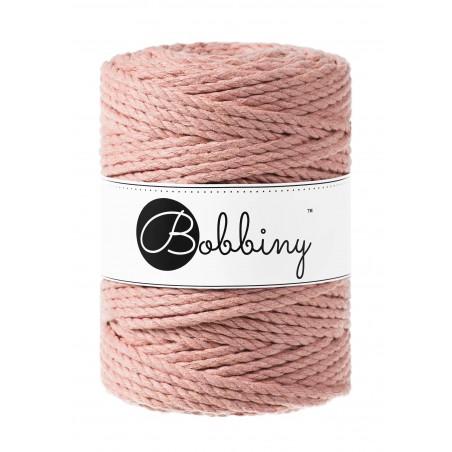 Blush | Corde torsadée 3ply 1.5mm 100m | Bobbiny