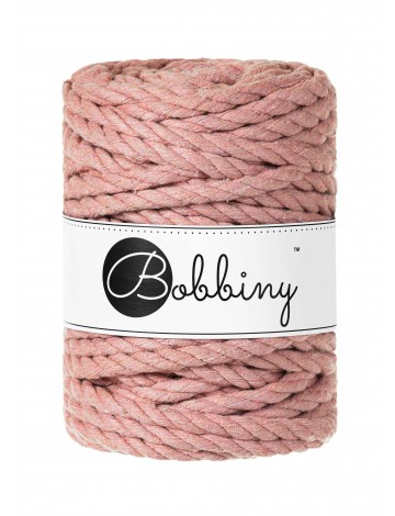 Blush 3ply Macrame Rope 9mm 30m - BOBBINY