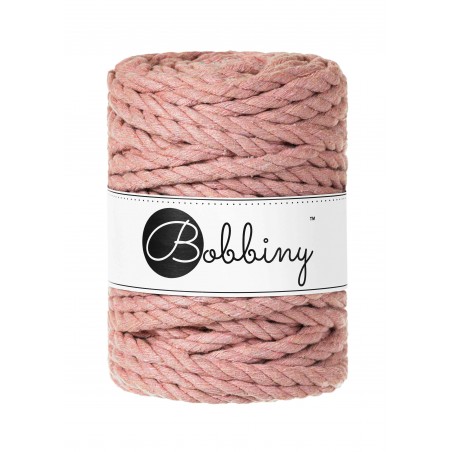 Blush | Corde torsadée 3ply  9mm 100m | Bobbiny