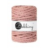 Blush 3ply Macrame Rope 9mm 30m - BOBBINY