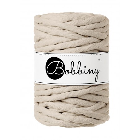 Beige Macrame Cord 9mm 30m - BOBBINY