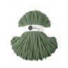 Eucalyptus-green cotton cord 100m 9mm - BOBBINY Jumbo
