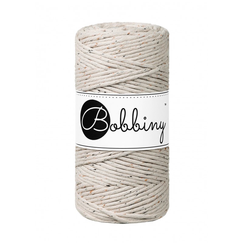 Leopard sznurek bawełniany skręcany pojedynczo 3mm 100m| BOBBINY