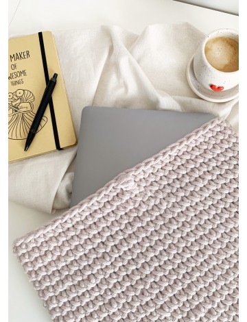 HäkelschleGehäkelte Laptophülle| Kostenloses Muster | Bobbiny | DIY | Crochet