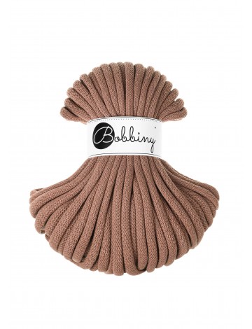 Mocha Mousse | Sznurek bawełniany Jumbo 9mm 30m | BOBBINY