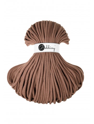 Mocha Mousse | Sznurek bawełniany Jumbo 9mm 100m | BOBBINY