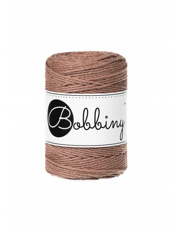 Mocha Mousse | sznurek do makramy 3ply 1.5mm 100m | BOBBINY