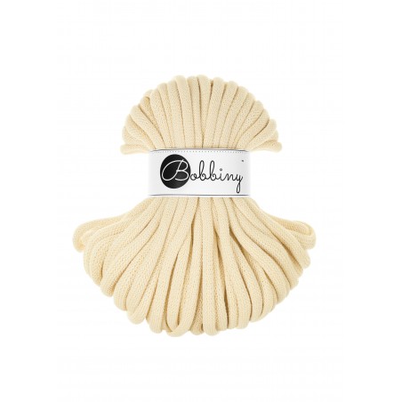 Masełkowy Jumbo Sznurek Pleciony 9mm 30m - Idealny do Twojego Rękodzieła