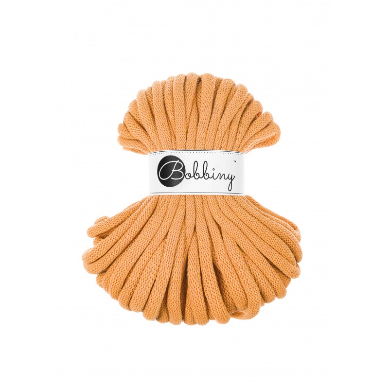 Orange Jumbo- Flechtkordel 9 mm 30 m – Premiumschnur für Handarbeiten