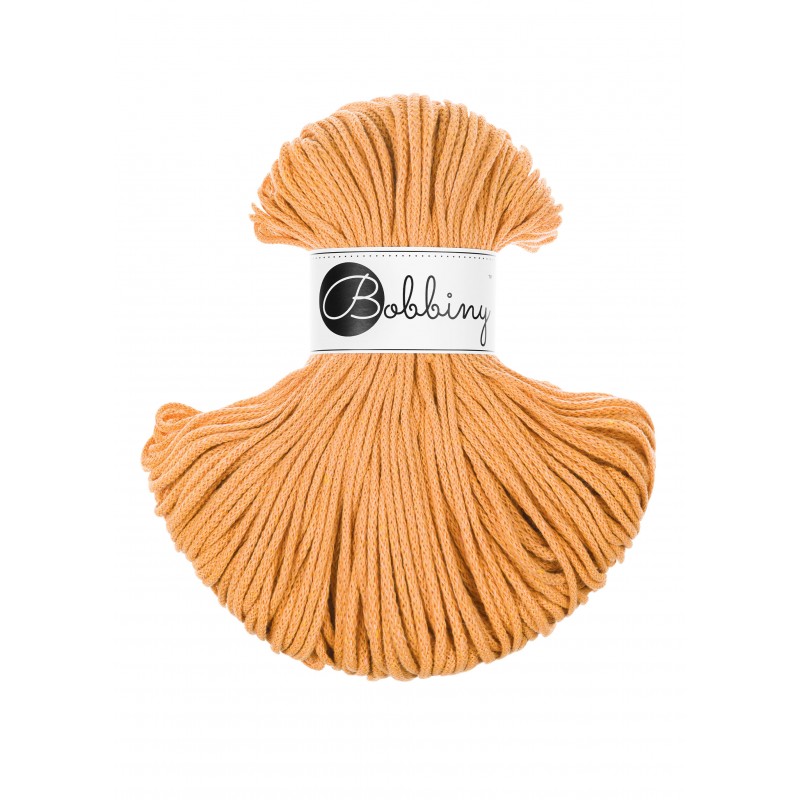 Pomarańczowy sznurek pleciony 3mm 100m | Bobbiny