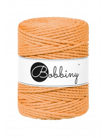 Orange 3ply Macrame Rope 5mm 100m | BOBBINY