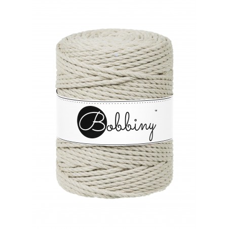 Pale Olive 3ply Macrame Rope 5mm 100m | BOBBINY