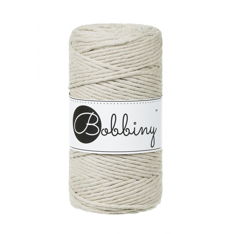 Pale Olive Macrame Cord 3mm 100m | BOBBINY