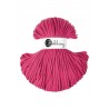 Dopamine Pink Sznurek pleciony 5mm 100m do makram | BOBBINY
