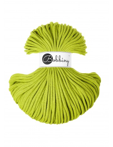 Dopamine Lime Sznurek pleciony 5mm 100m do makram | BOBBINY