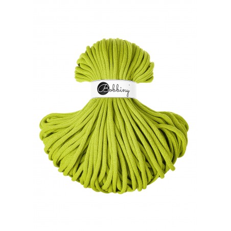 Dopamine Lime sznurek bawełniany jumbo 9mm | BOBBINY