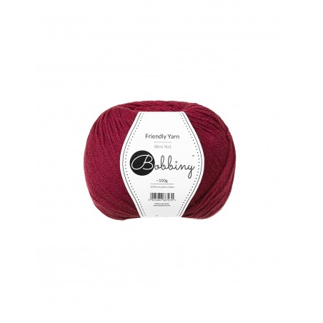 Włóczka Friendly Yarn Czerwone Wino | Bobbiny